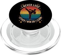 Divertente dire che non perdo mai o vinco o imparo donne uomini PopSockets PopGrip per MagSafe