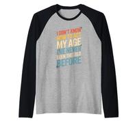 Divertente dire che non so come comportarmi prima che le donne uomini Maglia con Maniche Raglan