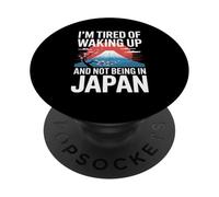 Divertente dire che sono stanco di svegliarmi non essere in Giappone PopSockets PopGrip Adesivo