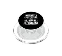 Divertente dire che sto calcolo silenziosamente l'aspettativa di vita PopSockets PopGrip per MagSafe