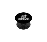 Divertente dire come un omicidio mostra comodo sarcastico PopSockets PopGrip Adesivo