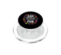 Divertente dire Dio quando fatto Grinned e Sais Uhis divertente PopSockets PopGrip per MagSafe
