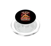 Divertente dire ragazze grasse e panini fritti di Bologna PopSockets PopGrip per MagSafe