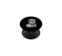 Divertente dire solo ragazzo con banjo sarcastico PopSockets PopGrip Adesivo