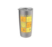 Divertente Disc Golf Gioca Un Round E Scopri Diagramma Bicchiere termico in acciaio inox doppia parete
