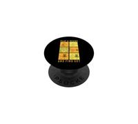 Divertente Disc Golf Gioca Un Round E Scopri Diagramma PopSockets PopGrip Adesivo