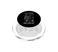 Divertente Disc Golf Gioca Un Round E Scopri Diagramma PopSockets PopGrip per MagSafe
