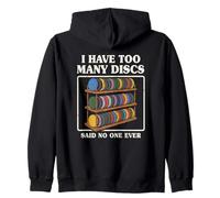 Divertente Disco da Golf per Uomo e Donna I Have Too Many Disc Felpa con Cappuccio