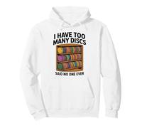 Divertente Disco da Golf per Uomo e Donna I Have Too Many Disc Felpa con Cappuccio