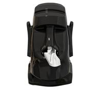 Divertente dispenser di fazzoletti - statua a forma di testa impermeabile, scatola per tovaglioli, elegante porta scultura con dettagli intagliati artistici, accessorio decorativo per ufficio, tavolo