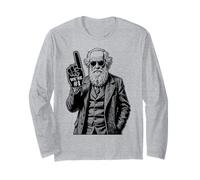 Divertente dito in schiuma Charles Darwin numero uno in evoluzione Maglia a Manica