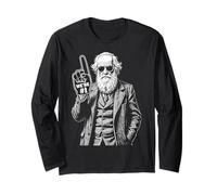 Divertente dito in schiuma Charles Darwin numero uno in evoluzione Maglia a Manica