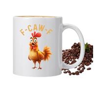 Divertente,Divertente Gallo In Ceramica Da 35cl Novità,Tazze Per Bevande Caffè E Altre Bibite | Per Casa Ufficio Vacanza Compleanno Natale Vino Succo Latte Uomini Amici Famiglia Colleghi