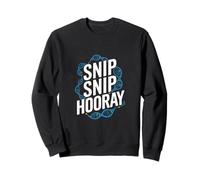 Divertente DNA di biologia Crispr - Snip Snip Hooray Felpa