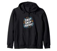 Divertente DNA di biologia Crispr - Snip Snip Hooray Felpa con Cappuccio