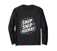 Divertente DNA di biologia Crispr - Snip Snip Hooray Maglia a Manica