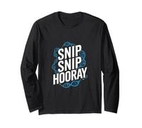 Divertente DNA di biologia Crispr - Snip Snip Hooray Maglia a Manica