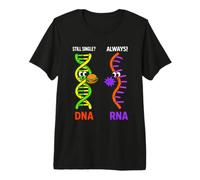 Divertente Dna RNA Che Dice Ancora Single Sempre Maglietta Premium