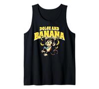 Divertente Dolce e Banana Scimmia Amante Banane Canotta