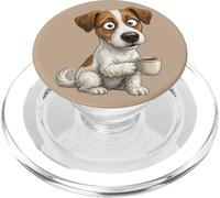 divertente dolce Jack Russel Terrier cucciolo cane tazza di caffè PopSockets PopGrip per MagSafe