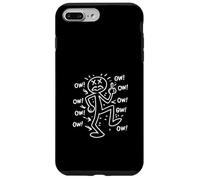 Divertente dolore cronico bastone figura fumetto meme Custodia per iPhone 7 Plus/8 Plus