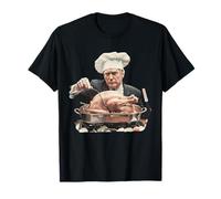 Divertente Donald Trump Presidente della Turchia del Ringraziamento 2024 Maglietta