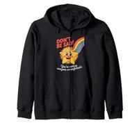 Divertente Don't Be Sad IT's Uncomfortable Star Rainbow Donne Uomini Felpa con Cappuccio