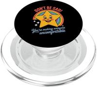 Divertente Don't Be Sad IT's Uncomfortable Star Rainbow Donne Uomini PopSockets PopGrip per MagSafe