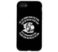 Divertente drag racer laici gomma dicendo auto da corsa ragazzo design Custodia per iPhone SE (2020) / 7/8