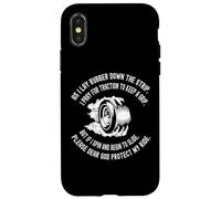 Divertente drag racer laici gomma dicendo auto da corsa ragazzo design Custodia per iPhone X/XS