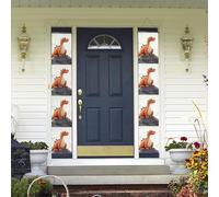 Divertente Drago Appeso Porta Banner Primavera Estate Benvenuto Portico Banner Buon Compleanno Festa Banner Foto Sfondo Portico Segno Porta Anteriore Segni Per Yard Indoor Outdoor Decor