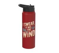 Divertente drone FPV Giuro che era il vento Stainless Steel Insulated Water Bottle