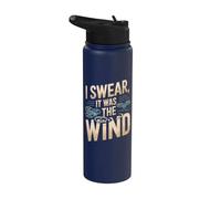 Divertente drone FPV Giuro che era il vento Stainless Steel Insulated Water Bottle