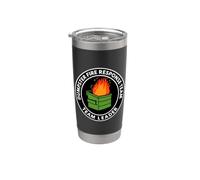 Divertente Dumpster Risposta al Fuoco Team Leader Corporate Workplace Bicchiere termico in acciaio inox doppia parete