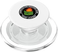 Divertente Dumpster Risposta al Fuoco Team Leader Corporate Workplace PopSockets PopGrip per MagSafe