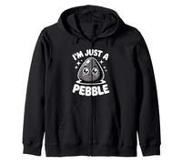 Divertente e Carino con Scritta I am Just a Pebble Kawaii Rock per Donne e Uomini Felpa con Cappuccio