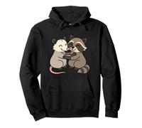 Divertente e Carino Fantastico Opossum e Procione Regalo per Uomini, Donne e Bambini Felpa con Cappuccio