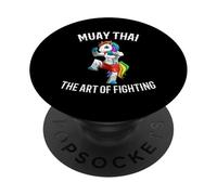 Divertente E Simpatico Combattente Di Muay Thai A Forma Di PopSockets PopGrip Adesivo