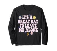 Divertente È Una Bella Giornata per lasciarmi in Pace per Single Maglia a Manica