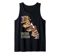 Divertente educazione è libertà dicendo scaffale di Libro Potere Donne Uomini Canotta