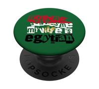 Divertente Egitto Niente Mi Spaventa Mia moglie è egiziana PopSockets PopGrip Adesivo