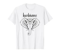 Divertente Elefante erbivoro Mandala, Amante degli Animali Selvatici Maglietta