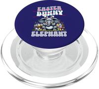Divertente elefante pasquale con orecchie da coniglio Pasqua PopSockets PopGrip per MagSafe