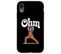 Divertente elettricista Ohm Yoga Humor Design Custodia per iPhone XR
