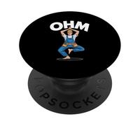 Divertente Elettricista Ohm Yoga Posa Umorismo PopSockets PopGrip Adesivo