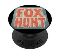 Divertente emblema del discorso di caccia alla volpe PopSockets PopGrip Adesivo