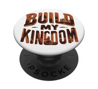 Divertente emblema vocale «Costruisci il mio regno» PopSockets PopGrip Adesivo