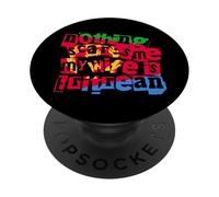 Divertente Eritrea Niente Mi Spaventa Mia moglie è eritrea PopSockets PopGrip Adesivo