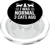 Divertente ero normale 3 gatti fa dicendo PopSockets PopGrip per MagSafe