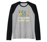 Divertente Escape Room I Pay Money To Be Locked In A Room Maglia con Maniche Raglan